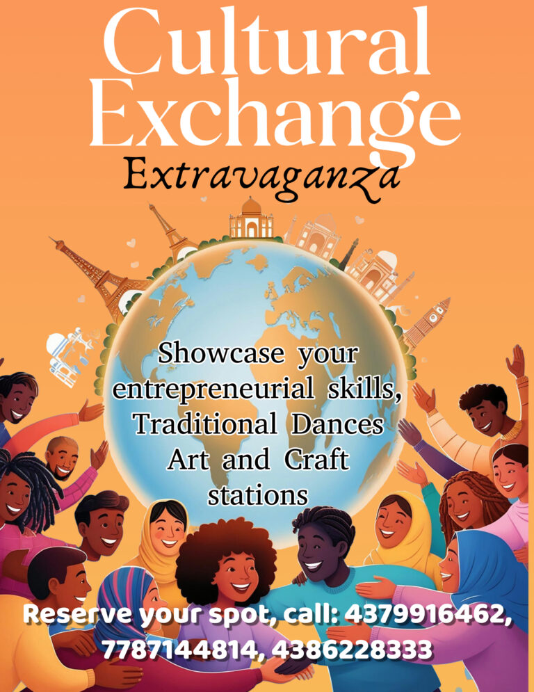 Orange Joyful Cultural Exchange Extravaganza Flyer (us Letter) (1)